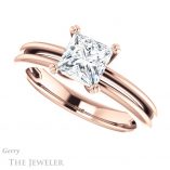 Princess Cut Forever One Moissanite Engagement Ring #GTJ966-square-fo-r 5 Princess Cut Forever One Moissanite Engagement Ring #GTJ966-square-fo-r