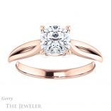 Cushion Cut Forever One Moissanite Engagement Ring #GTJ967-cushion-fo-r 1 Cushion Cut Forever One Moissanite Engagement Ring #GTJ967-cushion-fo-r