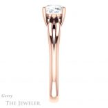 Cushion Cut Forever One Moissanite Engagement Ring #GTJ967-cushion-fo-r 3 Cushion Cut Forever One Moissanite Engagement Ring #GTJ967-cushion-fo-r