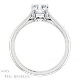 Cushion Cut Forever One Moissanite Engagement Ring #GTJ967-cushion-fo-w 2 Cushion Cut Forever One Moissanite Engagement Ring #GTJ967-cushion-fo-w