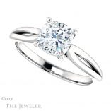 Cushion Cut Forever One Moissanite Engagement Ring #GTJ967-cushion-fo-w 5 Cushion Cut Forever One Moissanite Engagement Ring #GTJ967-cushion-fo-w