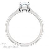 Emerald Cut Forever One Moissanite Engagement Ring #GTJ967-emerald-fb-w 2 Emerald Cut Forever Brilliant Moissanite Engagement Ring #GTJ967-emerald-fb-w