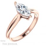 Marquise Cut Forever One Moissanite Engagement Ring #GTJ967-marquise-fb-r 4 Marquise Cut Forever Brilliant Moissanite Engagement Ring #GTJ967-marquise-fb-r