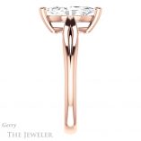 Marquise Cut Forever One Moissanite Engagement Ring #GTJ967-marquise-fb-r 3 Marquise Cut Forever Brilliant Moissanite Engagement Ring #GTJ967-marquise-fb-r