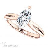 Marquise Cut Forever One Moissanite Engagement Ring #GTJ967-marquise-fb-r 5 Marquise Cut Forever Brilliant Moissanite Engagement Ring #GTJ967-marquise-fb-r