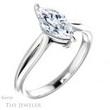 Marquise Cut Forever One Moissanite Engagement Ring #GTJ967-marquise-fb-w 4 Marquise Cut Forever Brilliant Moissanite Engagement Ring #GTJ967-marquise-fb-w
