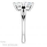 Marquise Cut Forever One Moissanite Engagement Ring #GTJ967-marquise-fb-w 3 Marquise Cut Forever Brilliant Moissanite Engagement Ring #GTJ967-marquise-fb-w