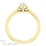 Marquise Cut Forever One Moissanite Engagement Ring #GTJ967-marquise-fb-y 2 Marquise Cut Forever Brilliant Moissanite Engagement Ring #GTJ967-marquise-fb-y