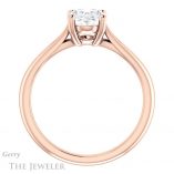 Oval Shaped Forever One Moissanite Engagement Ring #GTJ967-oval-fo-r 2 Oval Shaped Forever One Moissanite Engagement Ring #GTJ967-oval-fo-r