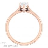 Pear Shaped Forever One Moissanite Engagement Ring #GTJ967-pear-fb-r 2 Pear Shaped Forever Brilliant Moissanite Engagement Ring #GTJ967-pear-fb-r