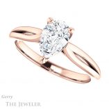 Pear Shaped Forever One Moissanite Engagement Ring #GTJ967-pear-fb-r 4 Pear Shaped Forever Brilliant Moissanite Engagement Ring #GTJ967-pear-fb-r