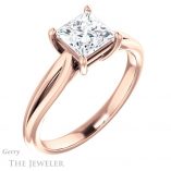Princess Cut Forever One Moissanite Engagement Ring #GTJ967-square-fo-r