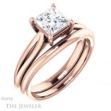 Princess Cut Forever One Moissanite Engagement Ring #GTJ967-square-fo-r