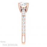 Cushion Cut Forever One Moissanite Engagement Ring #GTJ968-cushion-fo-r