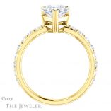 Heart Shaped Forever Brilliant Moissanite Engagement Ring #GTJ968-heart-fb-y