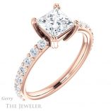 Princess Cut Forever One Moissanite Engagement Ring #GTJ968-square-fo-r