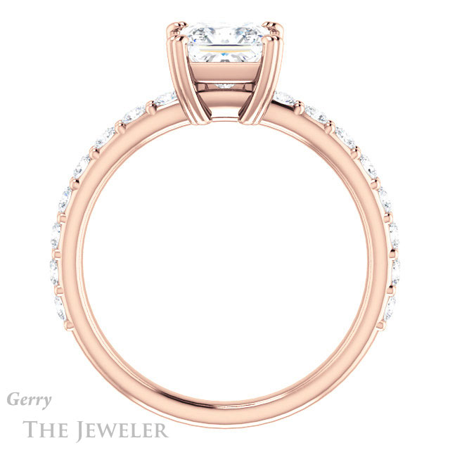 Princess Cut Forever One Moissanite Engagement Ring #GTJ968-square-fo-r