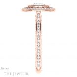 Cushion Cut Forever One Moissanite Engagement Ring #GTJ970-cushion-fo-r 3 Cushion Cut Forever One Moissanite Engagement Ring #GTJ970-cushion-fo-r