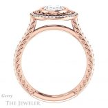 Oval Shaped Forever One Moissanite Engagement Ring #GTJ970-oval-fo-r 2 Oval Shaped Forever One Moissanite Engagement Ring #GTJ970-oval-fo-r