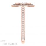 Oval Shaped Forever One Moissanite Engagement Ring #GTJ970-oval-fo-r 3 Oval Shaped Forever One Moissanite Engagement Ring #GTJ970-oval-fo-r