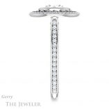 Round Cut Forever One Moissanite Engagement Ring #GTJ970-round-fo-w 3 Round Cut Forever One Moissanite Engagement Ring #GTJ970-round-fo-w