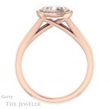 Cushion Cut Forever One Moissanite Engagement Ring #GTJ971-cushion-fo-r 2 Cushion Cut Forever One Moissanite Engagement Ring #GTJ971-cushion-fo-r