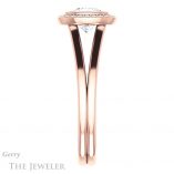 Cushion Cut Forever One Moissanite Engagement Ring #GTJ971-cushion-fo-r 3 Cushion Cut Forever One Moissanite Engagement Ring #GTJ971-cushion-fo-r