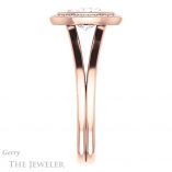 Oval Shaped Forever One Moissanite Engagement Ring #GTJ971-oval-fo-r 3 Oval Shaped Forever One Moissanite Engagement Ring #GTJ971-oval-fo-r