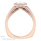Emerald Cut Forever One Moissanite Engagement Ring #GTJ973-emerald-fb-r 2 Emerald Cut Forever Brilliant Moissanite Engagement Ring #GTJ973-emerald-fb-r