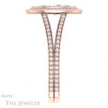 Marquise Cut Forever One Moissanite Engagement Ring #GTJ973-marquise-fb-r 3 Marquise Cut Forever Brilliant Moissanite Engagement Ring #GTJ973-marquise-fb-r