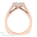 Princess Cut Forever One Moissanite Engagement Ring #GTJ973-square-fo-r 2 Princess Cut Forever One Moissanite Engagement Ring #GTJ973-square-fo-r