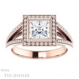 Princess Cut Forever One Moissanite Engagement Ring #GTJ973-square-fo-r 1 Princess Cut Forever One Moissanite Engagement Ring #GTJ973-square-fo-r
