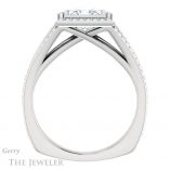 Princess Cut Forever One Moissanite Engagement Ring #GTJ973-square-fo-w