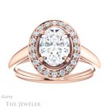 Oval Shaped Forever One Moissanite Engagement Ring #GTJ974-oval-fo-r 1 Oval Shaped Forever One Moissanite Engagement Ring #GTJ974-oval-fo-r