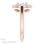 Oval Shaped Forever One Moissanite Engagement Ring #GTJ974-oval-fo-r 3 Oval Shaped Forever One Moissanite Engagement Ring #GTJ974-oval-fo-r