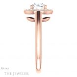 Round Cut Forever One Moissanite Engagement Ring #GTJ974-round-fo-r 3 Round Cut Forever One Moissanite Engagement Ring #GTJ974-round-fo-r