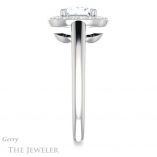 Princess Cut Forever One Moissanite Engagement Ring #GTJ974-square-fo-w 3 Princess Cut Forever One Moissanite Engagement Ring #GTJ974-square-fo-w