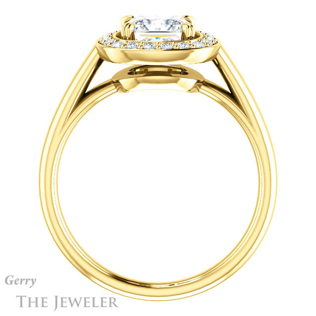 Princess Cut Forever One Moissanite Engagement Ring #GTJ974-square-fo-y 2 Princess Cut Forever One Moissanite Engagement Ring #GTJ974-square-fo-y
