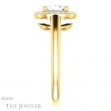 Princess Cut Forever One Moissanite Engagement Ring #GTJ974-square-fo-y 3 Princess Cut Forever One Moissanite Engagement Ring #GTJ974-square-fo-y
