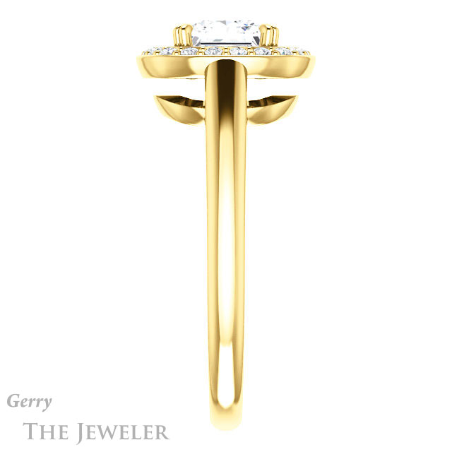 Princess Cut Forever One Moissanite Engagement Ring #GTJ974-square-fo-y 3 Princess Cut Forever One Moissanite Engagement Ring #GTJ974-square-fo-y