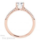 Cushion Cut Forever One Moissanite Engagement Ring #GTJ975-cushion-fo-r 2 Cushion Cut Forever One Moissanite Engagement Ring #GTJ975-cushion-fo-r