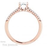 Emerald Cut Forever One Moissanite Engagement Ring #GTJ975-emerald-fb-r 2 Emerald Cut Forever Brilliant Moissanite Engagement Ring #GTJ975-emerald-fb-r