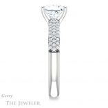Princess Cut Forever One Moissanite Engagement Ring #GTJ975-square-fo-w 3 Princess Cut Forever One Moissanite Engagement Ring #GTJ975-square-fo-w