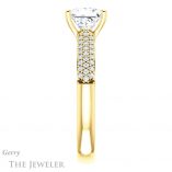 Princess Cut Forever One Moissanite Engagement Ring #GTJ975-square-fo-y
