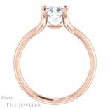Cushion Cut Forever One Moissanite Engagement Ring #GTJ976-cushion-fo-r
