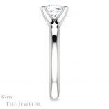Cushion Cut Forever One Moissanite Engagement Ring #GTJ976-cushion-fo-w 3 Cushion Cut Forever One Moissanite Engagement Ring #GTJ976-cushion-fo-w