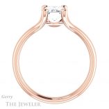 Emerald Cut Forever One Moissanite Engagement Ring #GTJ976-emerald-fb-r 2 Emerald Cut Forever Brilliant Moissanite Engagement Ring #GTJ976-emerald-fb-r