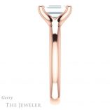 Emerald Cut Forever One Moissanite Engagement Ring #GTJ976-emerald-fb-r 3 Emerald Cut Forever Brilliant Moissanite Engagement Ring #GTJ976-emerald-fb-r