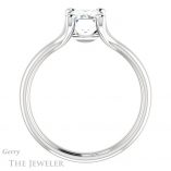 Emerald Cut Forever Brilliant Moissanite Engagement Ring #GTJ976-emerald-fb-w