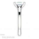 Emerald Cut Forever Brilliant Moissanite Engagement Ring #GTJ976-emerald-fb-w
